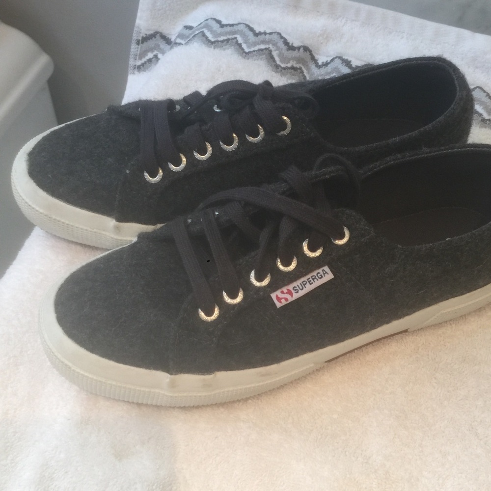New flannel grey sneakers.